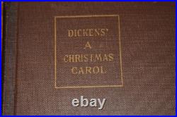 10 Ten Old Vintage Antique A Christmas Carol By Charles Dickens Books Ghost Stor