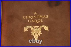 10 Ten Old Vintage Antique A Christmas Carol By Charles Dickens Books Ghost Stor