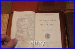 10 Ten Old Vintage Antique A Christmas Carol By Charles Dickens Books Ghost Stor