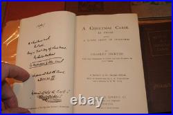 10 Ten Old Vintage Antique A Christmas Carol By Charles Dickens Books Ghost Stor