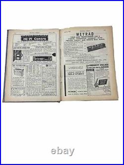 10 x Vintage Antique Practical Wireless Compendiums 1951 / 1960
