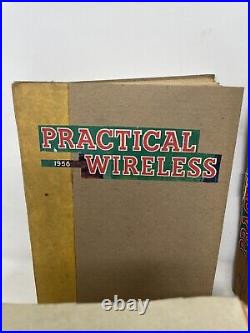 10 x Vintage Antique Practical Wireless Compendiums 1951 / 1960