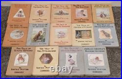 14 Vintage Antique Beatrix Potter Tales Colour Illustrations Children's Books