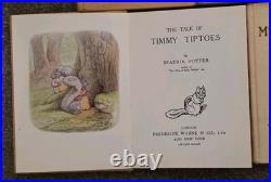 14 Vintage Antique Beatrix Potter Tales Colour Illustrations Children's Books