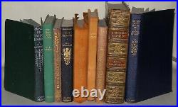 16 Various Books Antique/Vintage Bundle, Odd Volumes, Perfect Shelf Filler