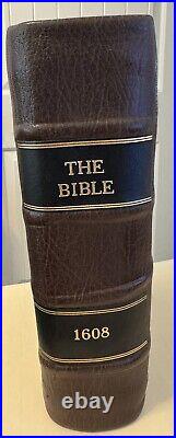 1608 Restored Geneva Breeches Holy Bible Rare Vintage Antique Robert Barker