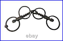 1800's Old Vintage Antique Strong Solid Iron Rare English Royal Horse Bridle Bit