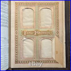 1800's vintage APOCRYPHA Antique bible 1882 family pictorial 2500 RARE