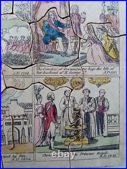 1830 Edward Wallis Principal Events In English History Antique Jigsaw Puzzle