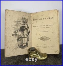 1847 The Hors and His Rider orSketches Anecdotes Old Rare Vintage Antique Book