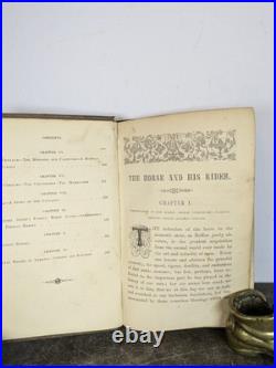 1847 The Hors and His Rider orSketches Anecdotes Old Rare Vintage Antique Book
