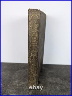 1847 The Hors and His Rider orSketches Anecdotes Old Rare Vintage Antique Book