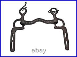 1850's Old Vintage Antique Strong Solid Iron Rare English Royal Horse Bridle Bit