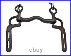 1850's Old Vintage Antique Strong Solid Iron Rare English Royal Horse Bridle Bit