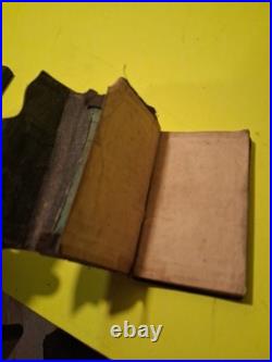 1868 Antique Small Personal Diary Journal Almanac Extremely Rare Vintage