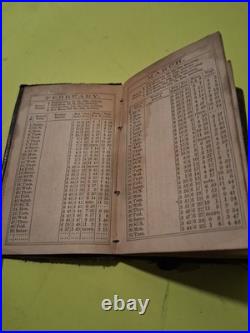 1868 Antique Small Personal Diary Journal Almanac Extremely Rare Vintage