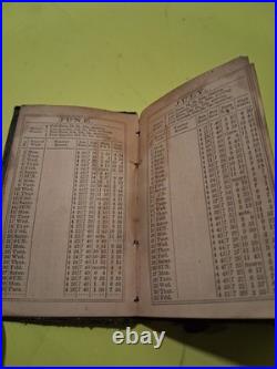 1868 Antique Small Personal Diary Journal Almanac Extremely Rare Vintage