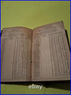 1868 Antique Small Personal Diary Journal Almanac Extremely Rare Vintage