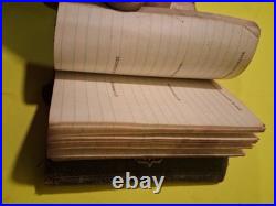 1868 Antique Small Personal Diary Journal Almanac Extremely Rare Vintage