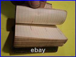 1868 Antique Small Personal Diary Journal Almanac Extremely Rare Vintage