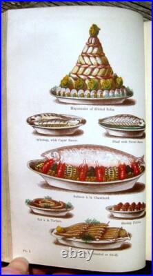 1869 Rare ANTIQUE COOKBOOK Mrs. Beeton's VINTAGE COOKERY HOUSEHOLD Victorian OLD