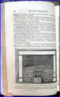 1869 Rare ANTIQUE COOKBOOK Mrs. Beeton's VINTAGE COOKERY HOUSEHOLD Victorian OLD