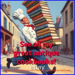 1869 Rare ANTIQUE COOKBOOK Mrs. Beeton's VINTAGE COOKERY HOUSEHOLD Victorian OLD