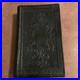 1877 Antique Vintage Full Leather Hand Tooled Hymn Book 3.5x5.5x1.25, Nashville