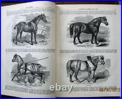 1880 Antique Cookbook Vintage Cookery Set Victorian Home Farm Decor Arts Crafts