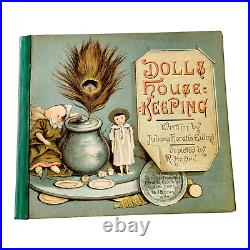 1880 Antique DOLLS HOUSEKEEPING Juliana Horatia Ewing Rare Child's Book Andre