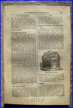 1880s ANTIQUE COOKBOOK Mrs. Beeton's Victorian RECIPES Vintage COOKERY Old RARE