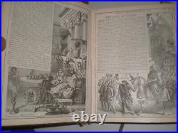 1895 MASSIVE Antique Vintage Family Holy Bible Self Pronouncing Edition Wm Smith