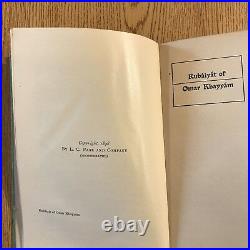 1898 Rubaiyat Of Omar Khayyam by Edward Fitzgerald Antique Vintage Book