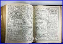 1900 Antique Holy Bible 122 Year OId post Civil War HUGE book Vintage illustrate