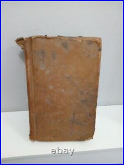 1904 Large Antique / Vintage Prescription Apothecary Ledger Leather Bound