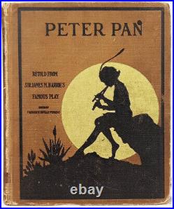 1911 PETER PAN AND WENDY Antique FIRST EDITION Childrens J. M. BARRIE vtg Disney