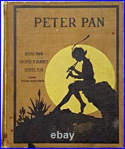 1916 PETER PAN AND WENDY Antique FIRST EDITION Childrens J. M. BARRIE vtg Disney