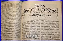 1919 THE WATCH TOWER reprint 1901-1905 vol 4 PASTOR CHARLES RUSSELL Jehovah IBSA