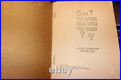1920 CAN THE LIVING TALK WITH THE DEAD Watchtower Jehovah IBSA Rutherford SUPER