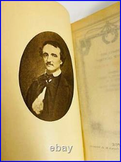 1922 Antique Victorian Edgar Allan Poe vintage book of poetry FIRST EDITION Beau