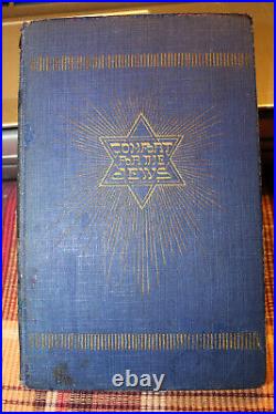 1925 COMFORT FOR THE JEWS Watch Tower Jehovah IBSA JF Rutherford Witnesses
