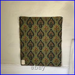 1926 French Jacquard fabric sample UNUSED vintage upholstery tapestry Antique c