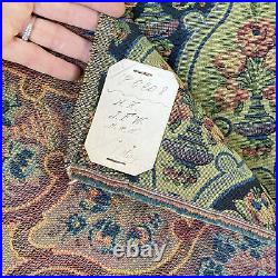 1926 French Jacquard fabric sample UNUSED vintage upholstery tapestry Antique c