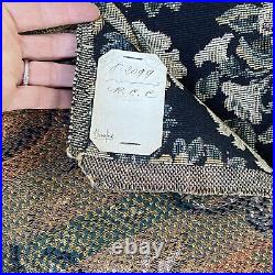 1926 French Jacquard fabric sample UNUSED vintage upholstery tapestry Antique c