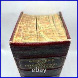 1927 Antique Websters Dictionary English Language International History Vintage