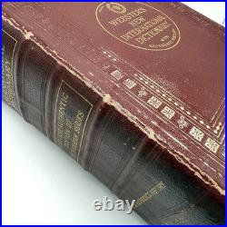 1927 Antique Websters Dictionary English Language International History Vintage