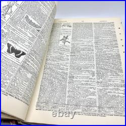 1927 Antique Websters Dictionary English Language International History Vintage