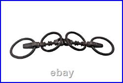 1930's Old Vintage Antique Strong Solid Iron Rare English Royal Horse Bridle Bit