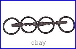 1930's Old Vintage Antique Strong Solid Iron Rare English Royal Horse Bridle Bit