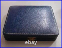 1934 Vintage R Bond & Co English 925 Silver 1910-1935 A. D 4 Spoons + Box